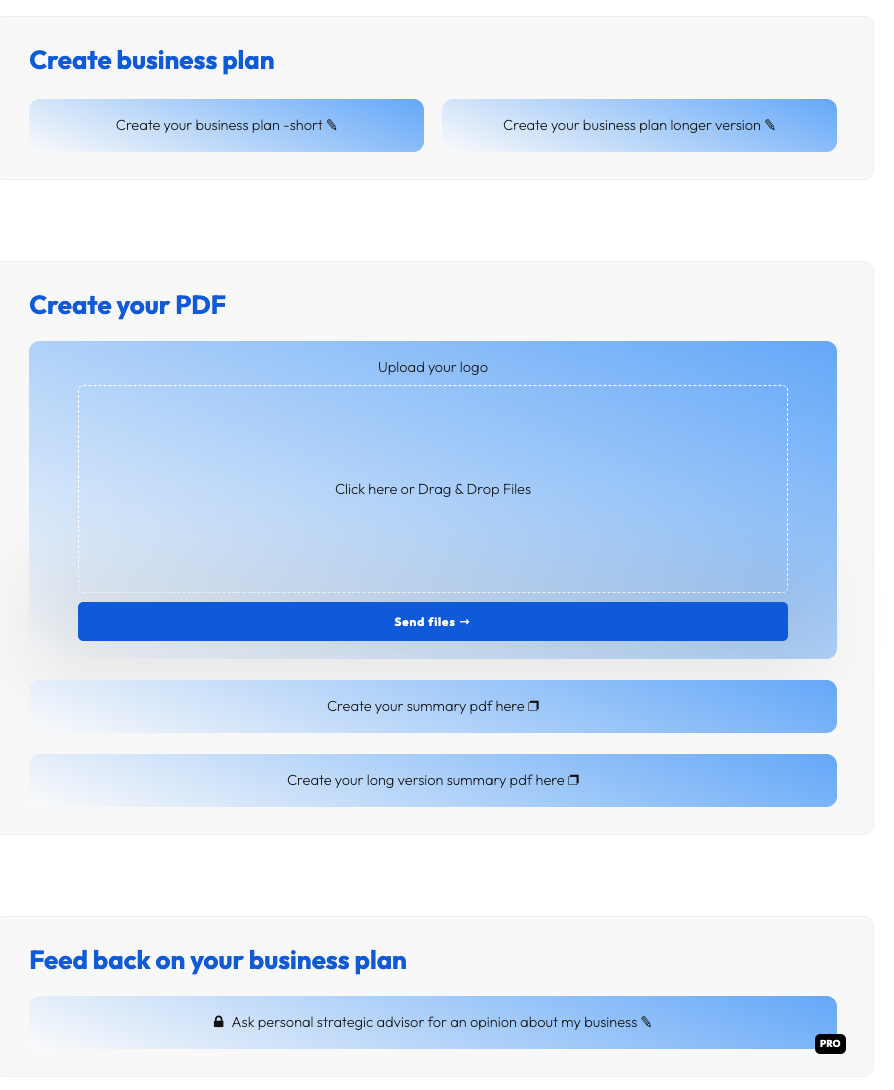 business plan generator business plan generator